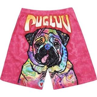 👉 Casual short XXXXL active Digitale Gedrukt Puppy Losse Shorts Strandbroek (Kleur: Foto Kleur Maat: XXXXL)