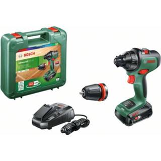 Accuschroefboormachine Bosch Home and Garden AdvancedDrill 18 Incl. accu, Incl. koffer 18 V 2.5 Ah Li-ion