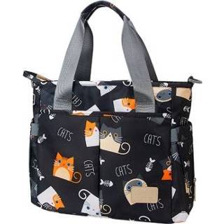 👉 Reistas active baby's FT-A004 Standaardversie Grote capaciteit Moeder Baby (schattige kat)