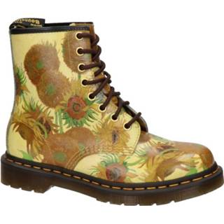 👉 Veterboots glad leer vrouwen geel Dr. Martens TNG Sunflowers 8720251367388