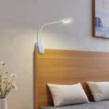 Klemlamp wit Prios Najari LED klemlamp, 4251911732375