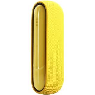 👉 Elektronische sigaret geel siliconen active sigaretten behuizing + zijkleed voor IQO 3.0 / DUO (geel)