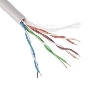 Netwerkkabel grijs active UTP CAT6 Gigabit - CU 24AWG Soepel Per meter 7439622544563