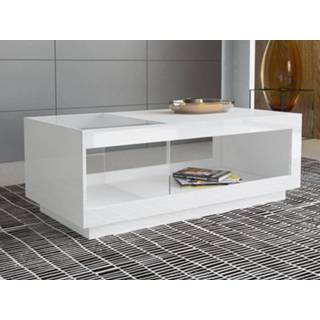 👉 Salontafel wit Rechthoekige ZENOU hoogglans 5400943234664