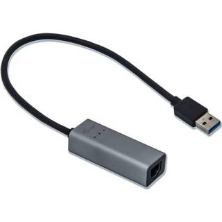 👉 Ethernet adapter zwart I-Tec USB 3.0 Metal Gigabit 8595611701863