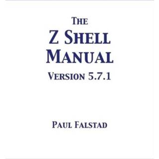 👉 Engels mannen The Z Shell Manual 9781680922783