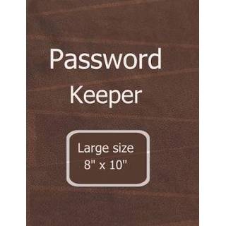 👉 Organizer large engels Password Keeper Size: 8
