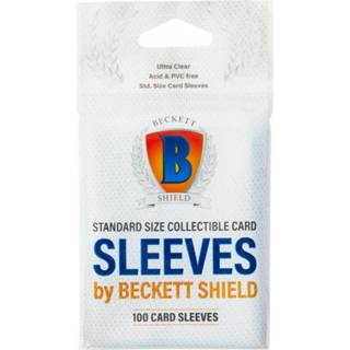 👉 Shirt transparant sleeves Beckett Shield - Standard Card (100 stuks) 5706569904012