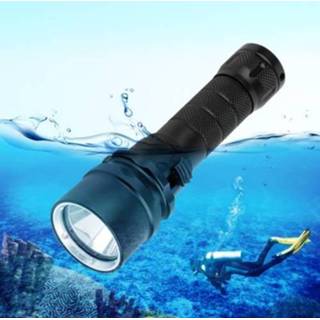 👉 Zaklamp wit active PULUZ 1000LM aluminiumlegering 50m diepte duiken LED koud licht