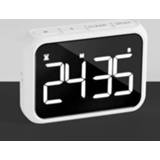 👉 Wekker wit groot active Oplaadbaar scherm LCD elektronische timingherinnering keuken bakken timer (wit)