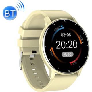 👉 Pedometer goud active ZL02 Smart Heart Rate Bloeddruk Zuurstof Monitoring Sport Draadloze Bluetooth Horloge (goud)