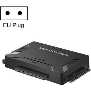 👉 Externe harde schijf active USB3.0 naar SATA / IDE Easy Drive Cable Adapter, Plug Specificaties: EU-stekker