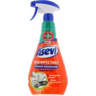 Make-up remover Asevi Power Grease Disinfectant Spray 750 ml 8411582875061