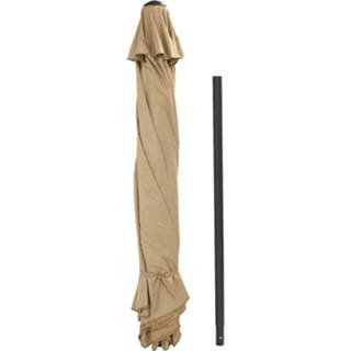 👉 Parasol HEMA Ø270cm UV 80 Taupe 8720354329948