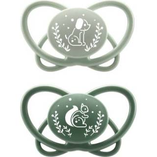 👉 Silicone 2 groen jongens Nip ® Soother first momenten Mijn Vlinder - groen, silicone, maat (5-18 maanden) 4000821417779