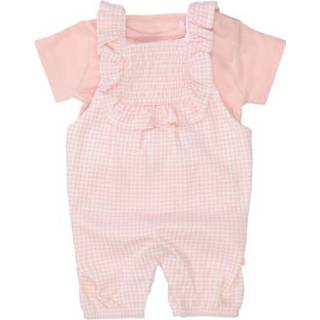 👉 Snoep biologisch katoen meisjes pasgeborene Staccato romper+shirt donkere snoepjes geruit 4334045894215