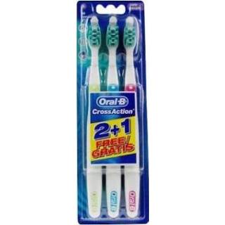👉 Tandenborstel Oral B Oral-B - Cross Action Soft 2+1 stuks