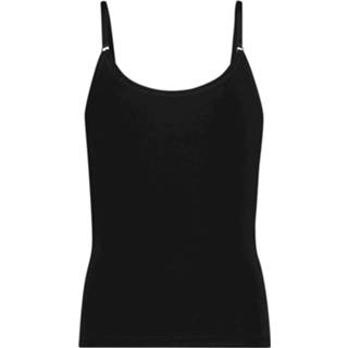 👉 Singlet vrouwen l zwart katoen Dames effen 8718168748031