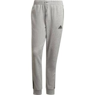 👉 Trainingsbroek s grijs mannen Adidas 3 Stripes French Terry Cotton-Touch Heren 4062065213944