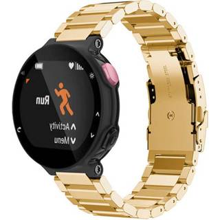 👉 Stalen band goud Strap-it Garmin Forerunner 735xt bandje (goud) 8720763427105