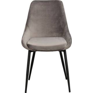 👉 Eetkamerstoel grijs Sierra velvet 8719497688340