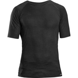 👉 Short sleeve zwart XS GripGrab Merino Polyfibre 50/50 Base Layer - Onderkleding 5708486012269