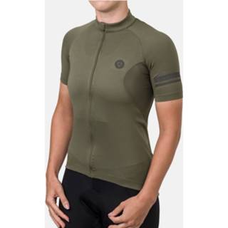 👉 Fietsshirt kaki vrouwen donkerkaki AGU Core II Essential Dames 8717565716858 1653981365652