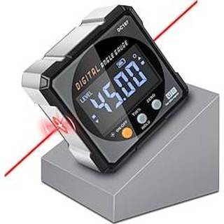 👉 Gradenboog Laser digitale inclinometer niveau heerser usb oplaadbare magnetische basis goniometer magneet tilt tools miniinthebox