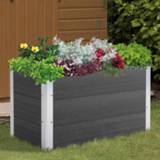 👉 Plantenbak aluminium active grijs Sunny Brede kunstof en 100 x 50 cm 4250871268863