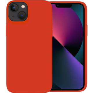 👉 Rood siliconen Ceezs iPhone 13 hoesje (Rood) 8720626975323