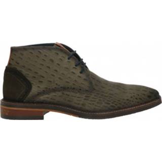 👉 Veterboots leer groen male herenschoenen Dstrct Veterboot 7438214626694 7438214626687