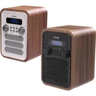 👉 DENVER® Radio met elegant houtdesign en Bluetooth-functie, grijs