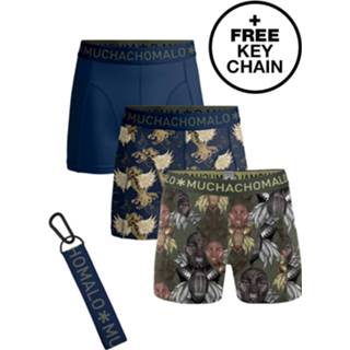 👉 Boxershort l male blauw mannen Muchachomalo Heren 3-packs boxershorts king maori 8718168940879