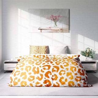👉 Kussenslop katoen wit DLC Golden Leo 2-persoons (200 x 200/220 cm + 2 kussenslopen) Dekbedovertrek 8719909820641