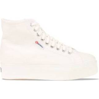 Wit unisex stock vrouwen Superga 2708 Hi Top Dames