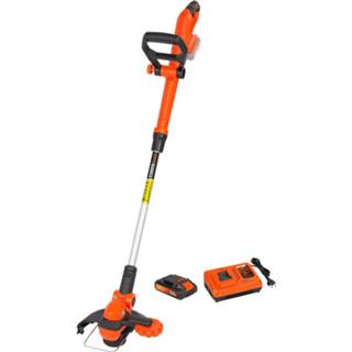 👉 Accu grastrimmer active Powerplus POWDPG75420 20V set (1x 2.0Ah) - 25cm