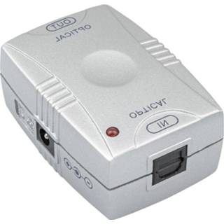 Versterker grijs active Optische Toslink - Met Voeding Tot 30 meter 4017538691101