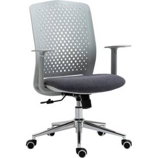👉 Bureaustoel grijs active Vinsetto Ergonomische werkstoel Thuiskantoor Verstelbare computerdraaistoel 6011602618672