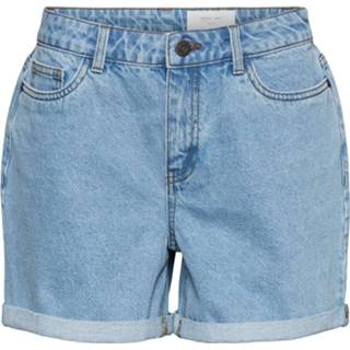 👉 Korte broek vrouwen lichtblauw s blauw Noisy May - Smiley Shorts 5715213293631