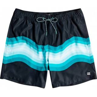👉 Billabong - T Street LB - Zwembroek maat XXL, zwart/turkoois