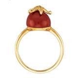 👉 Dames ring rood vrouwen rode zilver Damesring met jaspis (beh.) 4055708762633