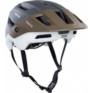 👉 ION - Helmet Traze Amp MIPS - Fietshelm maat L - 58/61, grijs/zwart