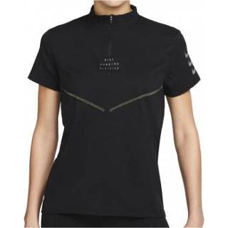 👉 Nike - Women's Dri-Fit ADV RD Engineered S/S Running Top - Sportshirt maat XL, zwart