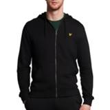 👉 Sweatvest l mannen zwart Lyle & Scott Hooded Heren 5054783978198