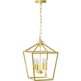 👉 Kroonluchter active HOMdotCOM hanglamp 4-vlams met verstelbare ophangketting 6011617589523