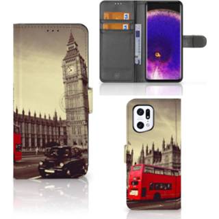 👉 Flipcover OPPO Find X5 Pro Flip Cover Londen 8720632540102