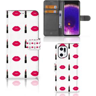 👉 Lippenstift OPPO Find X5 Pro Telefoon Hoesje Lipstick Kiss 8720632037787