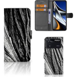 👉 Boomschors grijs Book Style Case Xiaomi Poco X4 Pro 5G 8720632254160