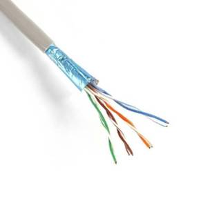 Netwerkkabel grijs active FTP CAT6 Gigabit - CU 24AWG Stug Per meter 7439622366332