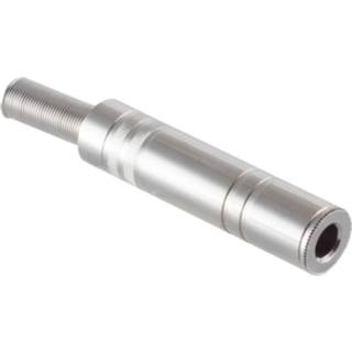 👉 Jack connector metaal active Soldeerbare 6,35mm Mono (v) - Met Grommet 4017538003492